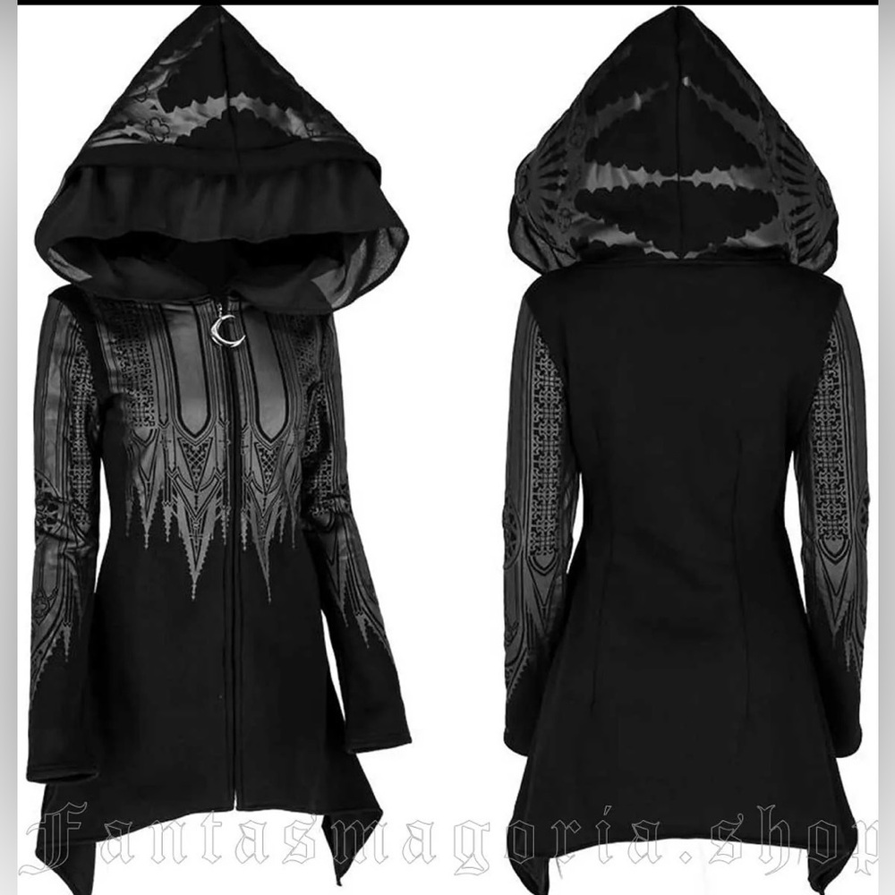 Inverted cathedral hoodie